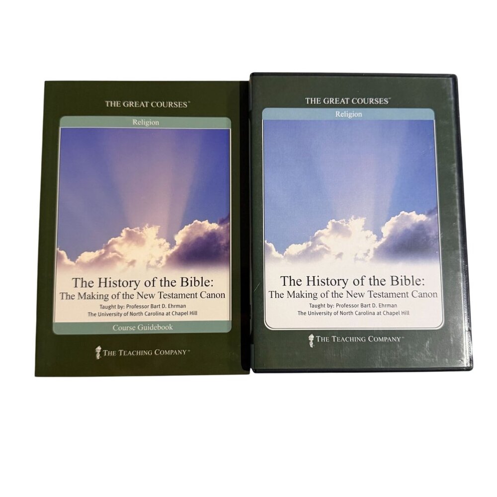 Great Courses History of Bible Making New Testament Canon CDs Guidebook Ehrman